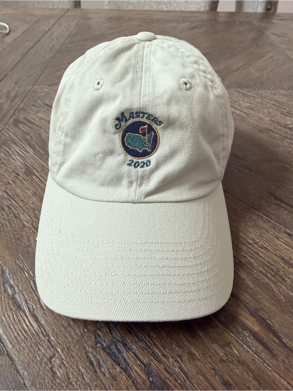 Masters Berkmans Place 2020 Embroidered Mens Hat - Cream